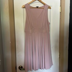 Dusty Pink Strapped Dress
